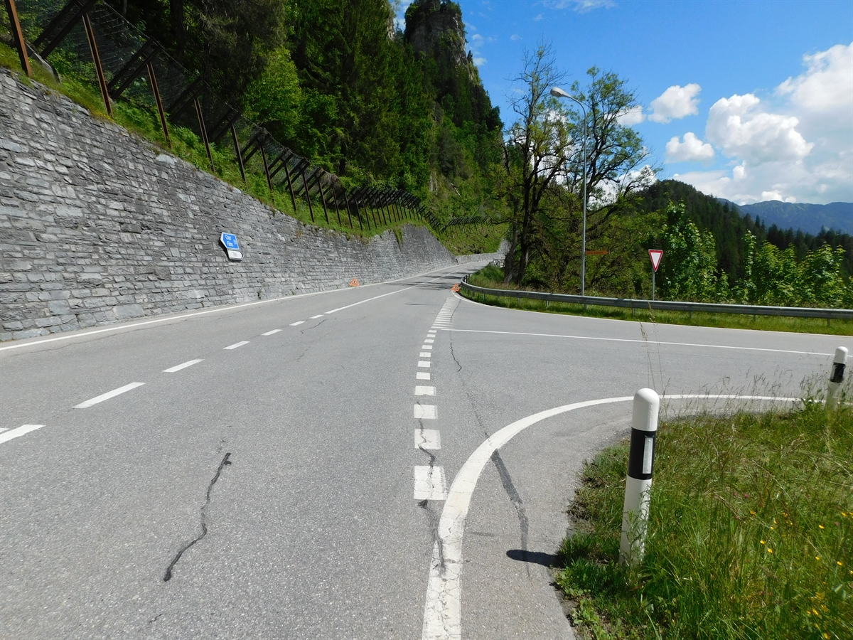 Foto Trinserstrasse Abzweigung Mühle – Porclis