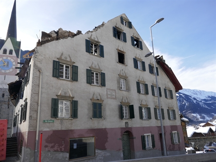 Casa Carigiet nach dem Brand
