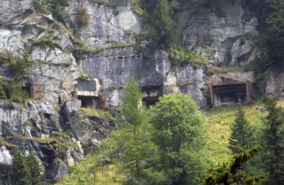 Grossaufnahme der Festung