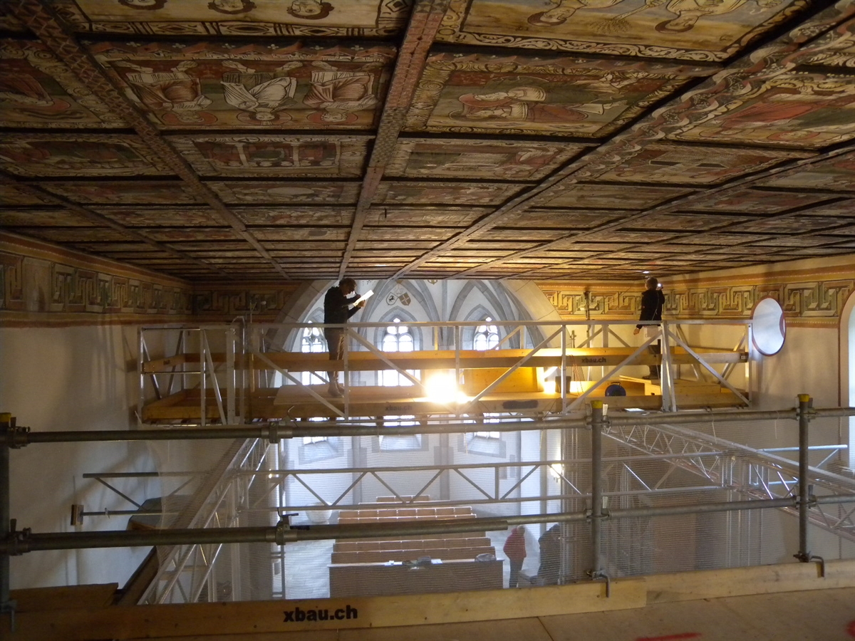 Foto der Deck in der Kirche St. Martin