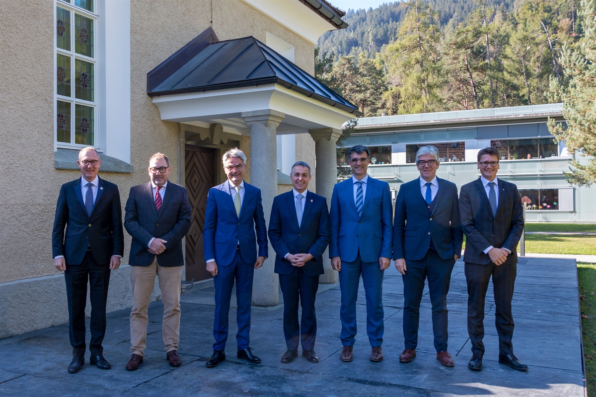 Regierung mit Bundesrat Cassis