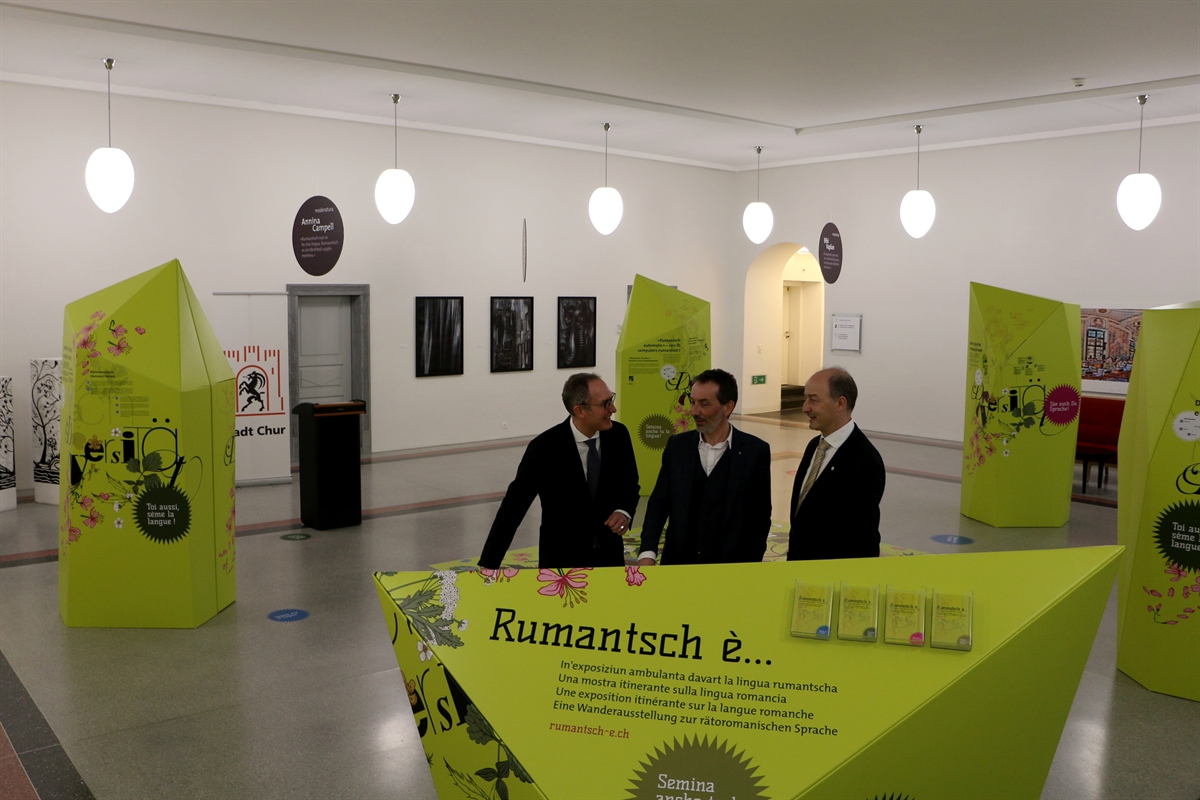 Foto Wanderausstellung Rumantsch e Chur
