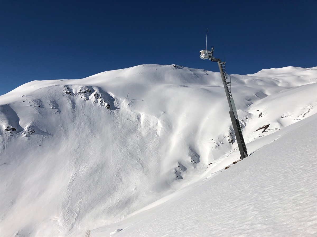 Foto Lawinenverbauung Frauentobel Davos