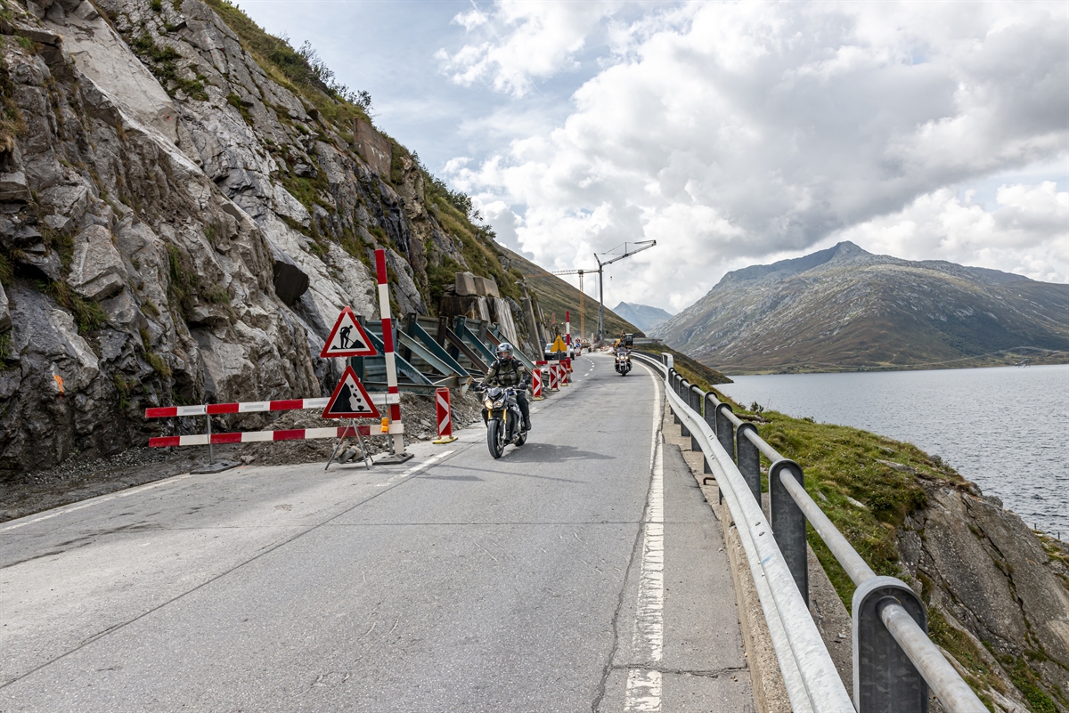 Foto Baustelle Lukmanier