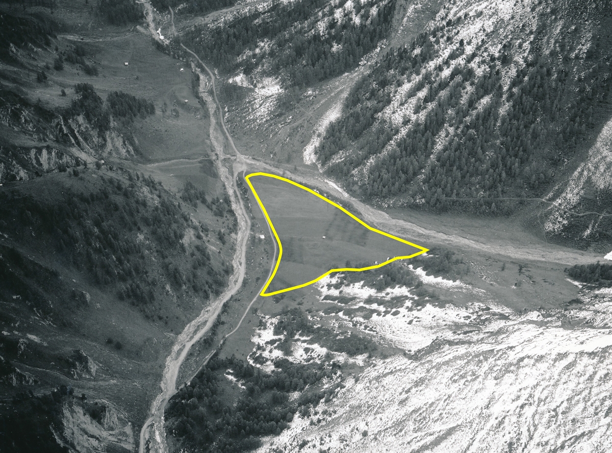 Luftbildaufnahme Standort Val Musauna