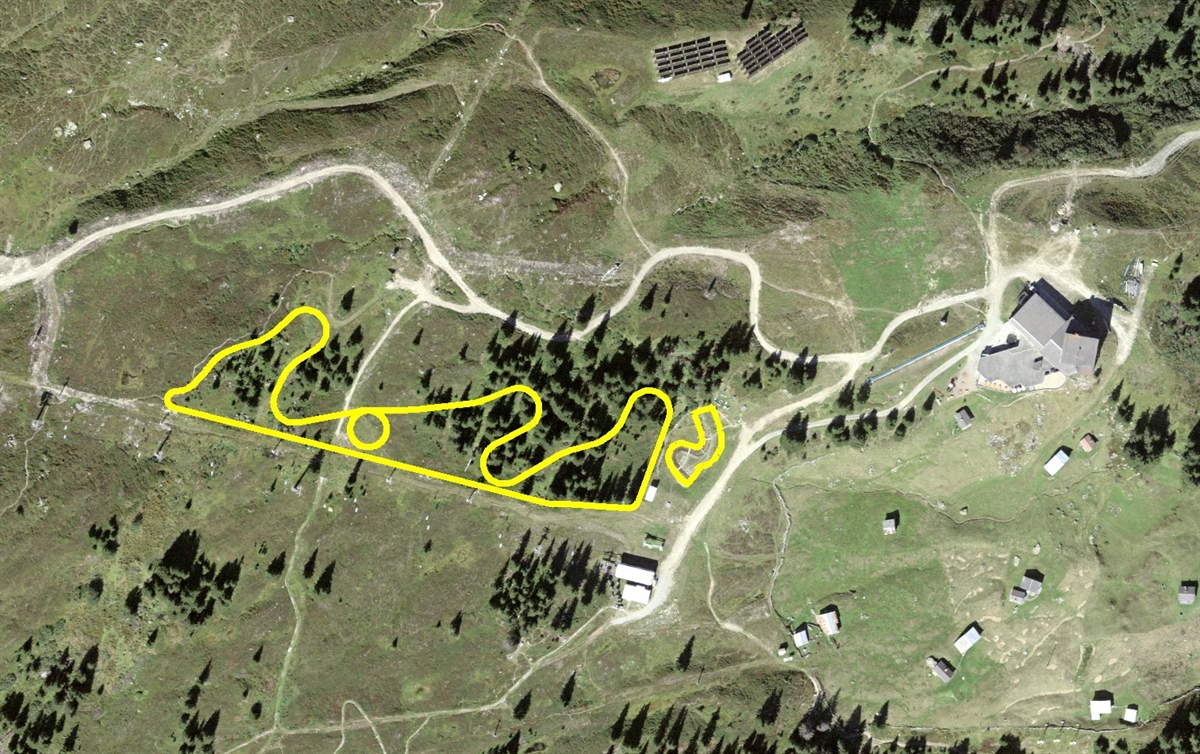 Visualisierung Rodelbahn Disentis