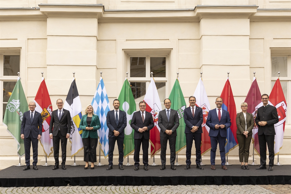 Gruppenbild Regierungschefs Arge Alp