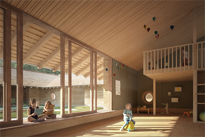 Visualisierung Kindergarten Untervaz