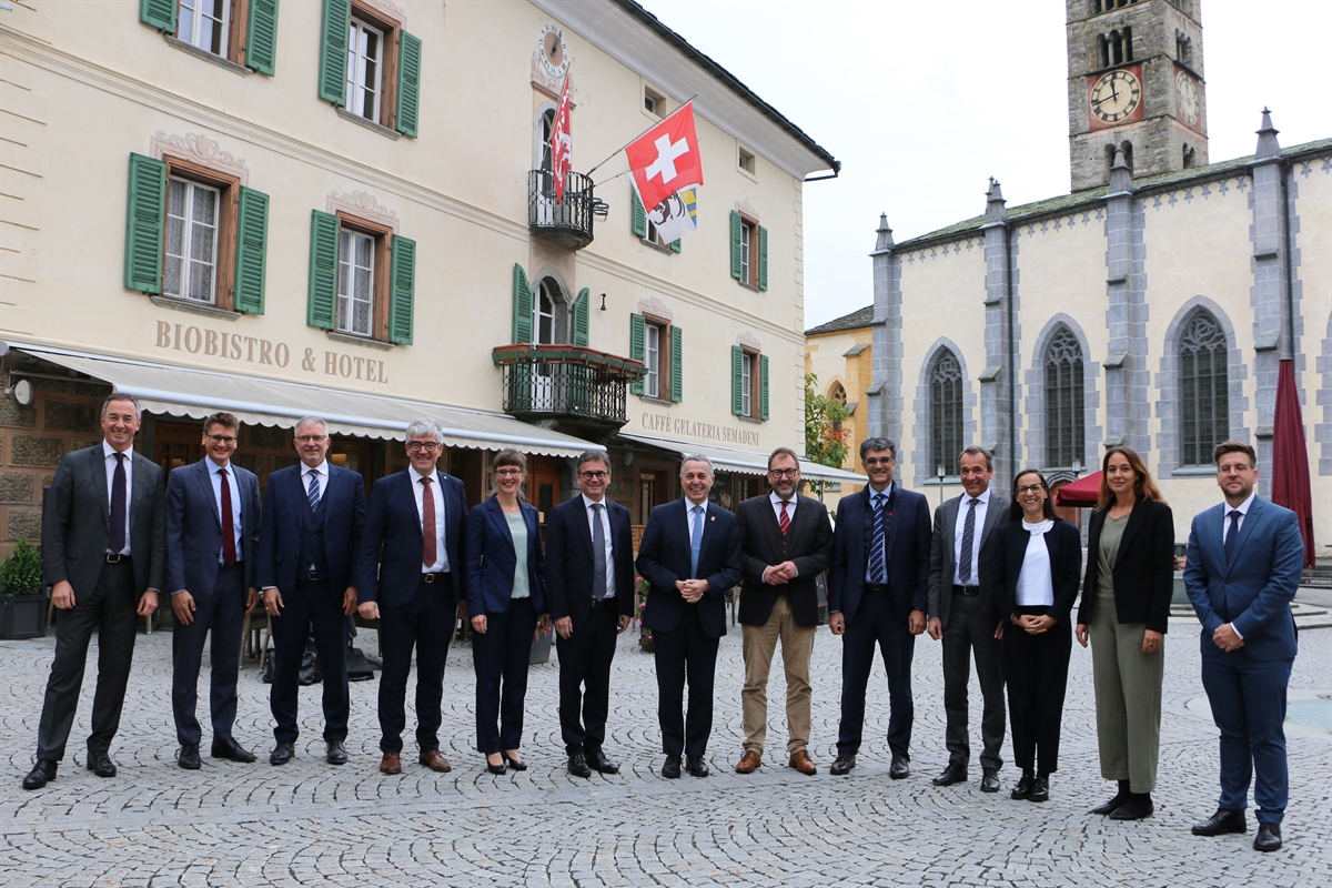 Besuch BR Cassis in Poschiavo