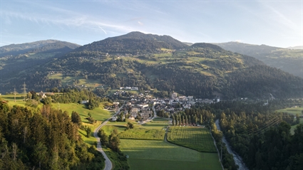 Luftaufnahme Illanz