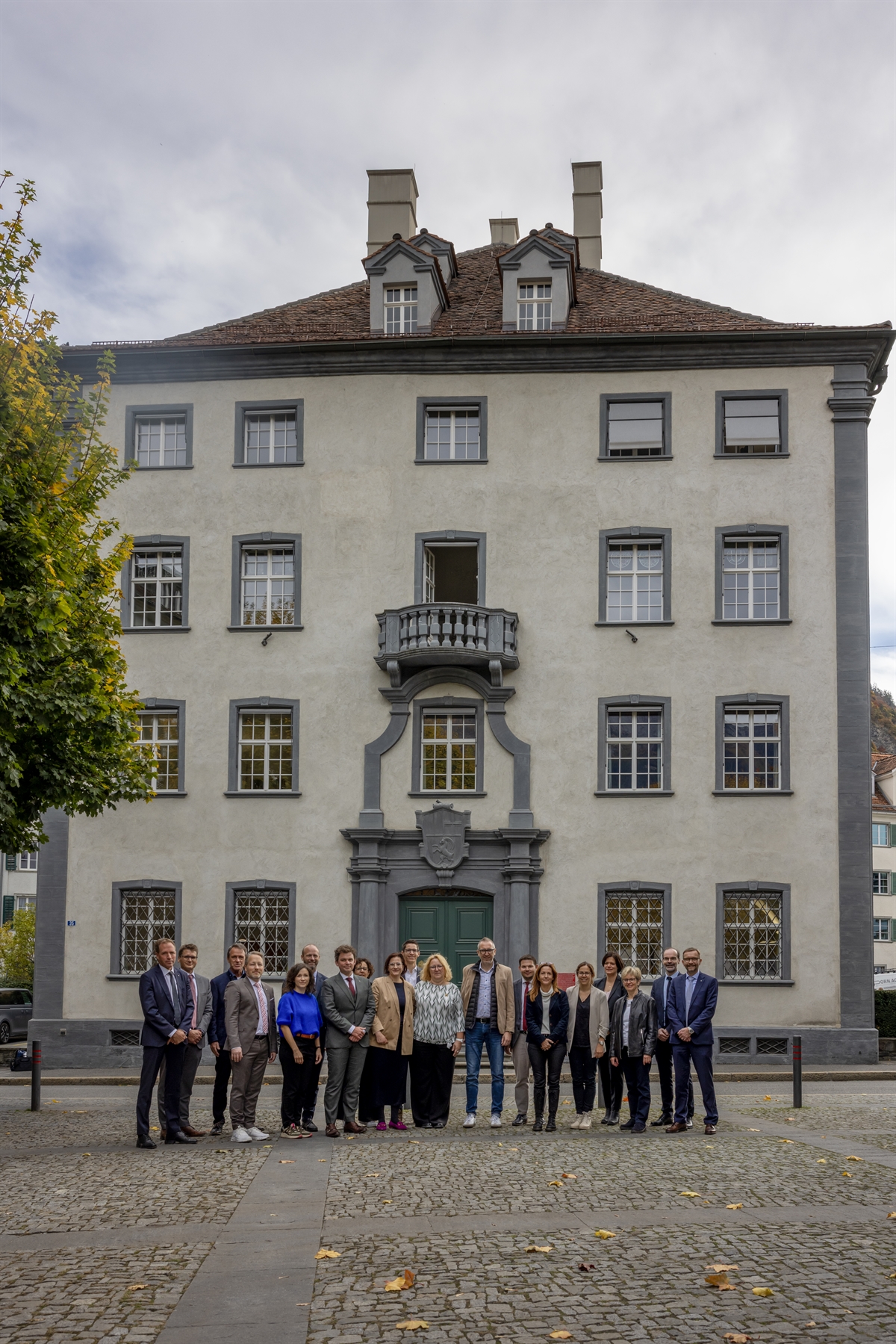 Die beiden Delegationen in Chur.