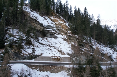 Strasse im Winter