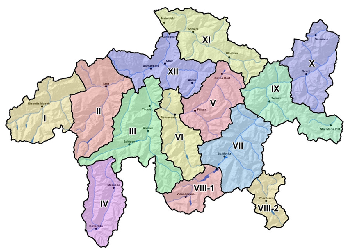 Übersicht Jagdbezirke