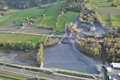 Auffangdamm und Notbrücke Val Parghera, Domat/Ems