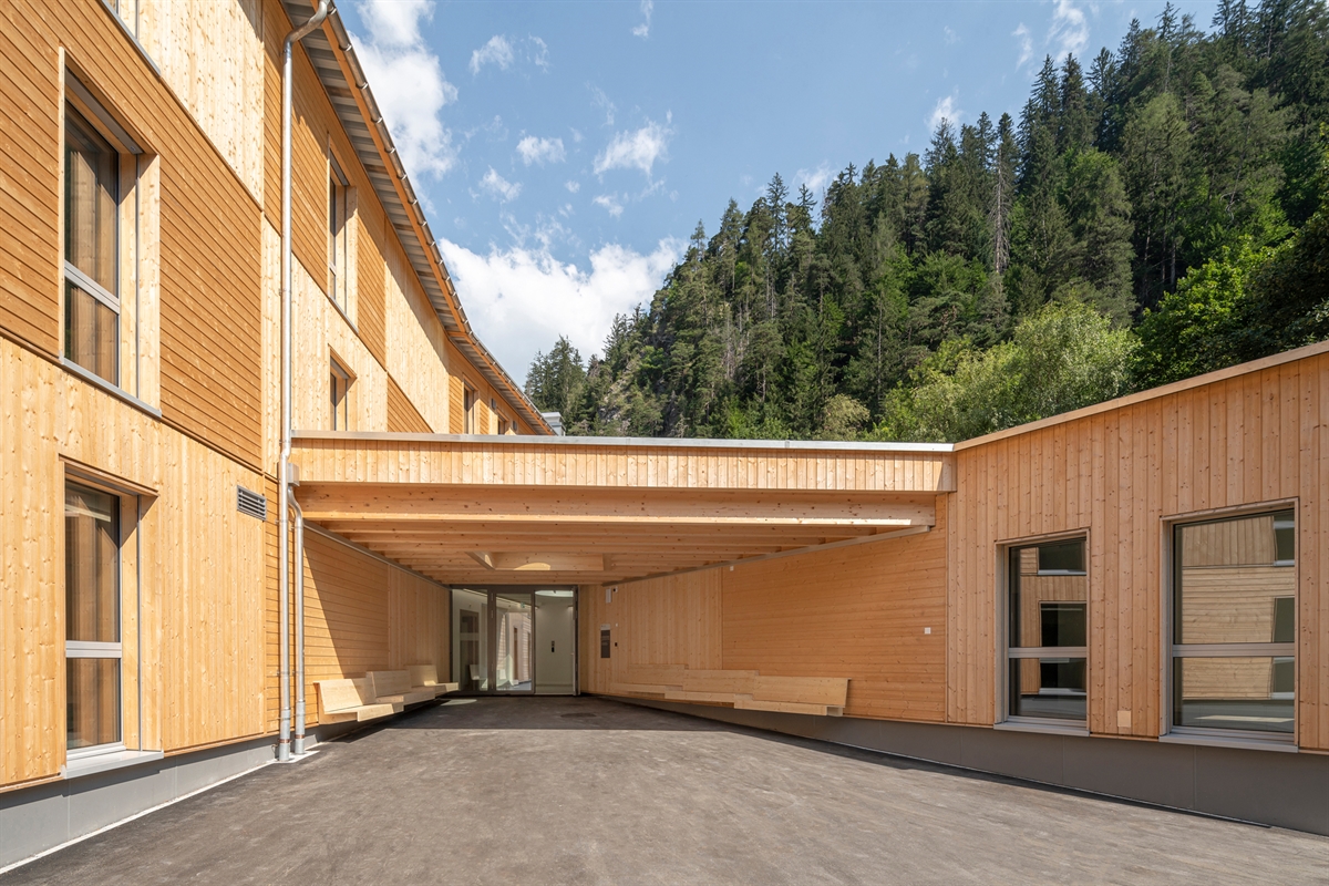 Aussenansicht Erstaufnahmezentrum 