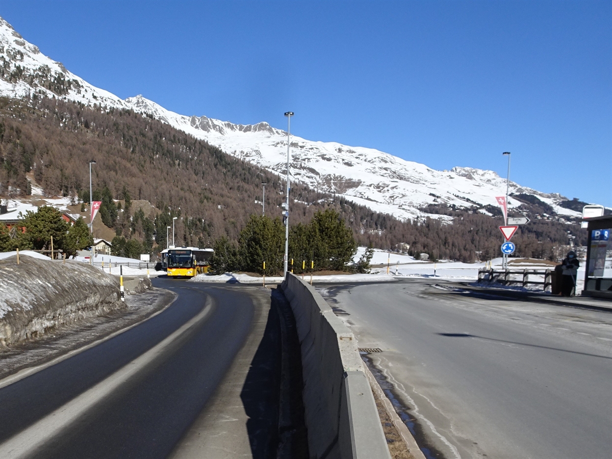 Kreisel Silvaplana Mitte