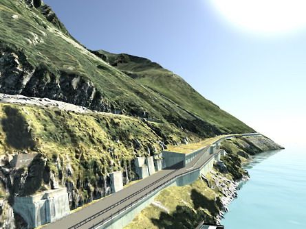 Gallaria da lavinas Scopi, visualisaziun