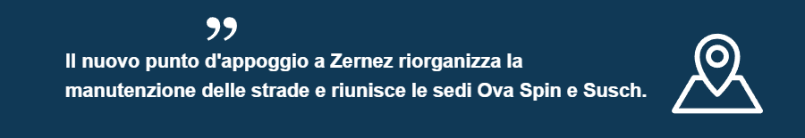 Neuer TBA-Unterhaltsstützpunkt Zernez
