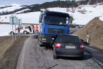 Verkehrsunfall Cumbel