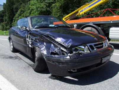 Motorradunfall in Schluein