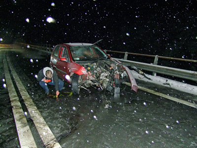 Dieser Personenwagen war bei Unfall bei Nufenen beteiligt