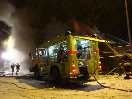 Die Feuerwehr im Einsatz