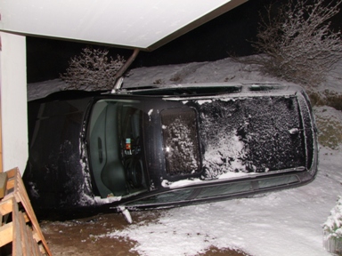 Verkehrsunfall in Obersaxen