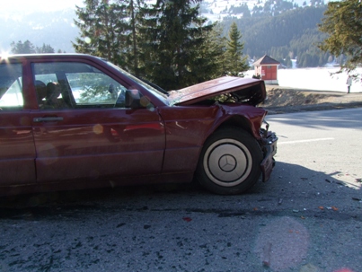 Unfallwagen des Verstorbenen