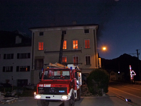 Beim Eintreffen der Feuerwehr brannte das Haus innen lichterloh