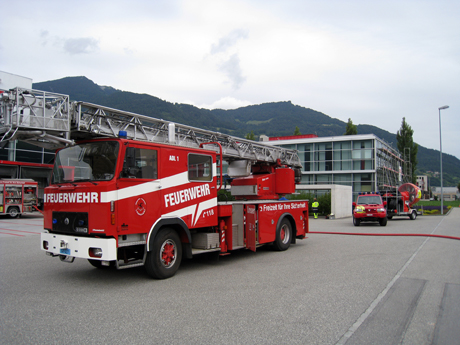 Die Stützpunktfeuerwehr Landquart konnte den Brand rasch löschen