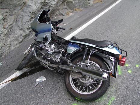 Mit diesem Motorrad verunglückte der 68-Jährige