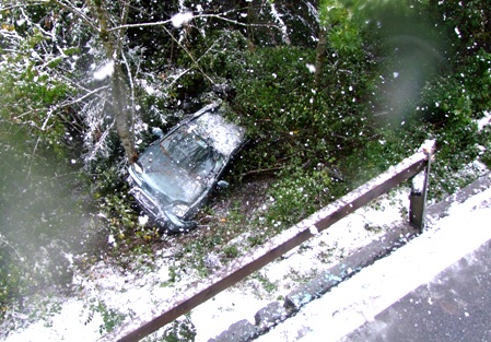 Verkehrsunfall zwischen Ilanz und Laax