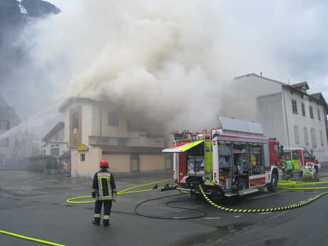 Die Feuerwehr Chur im Einsatz