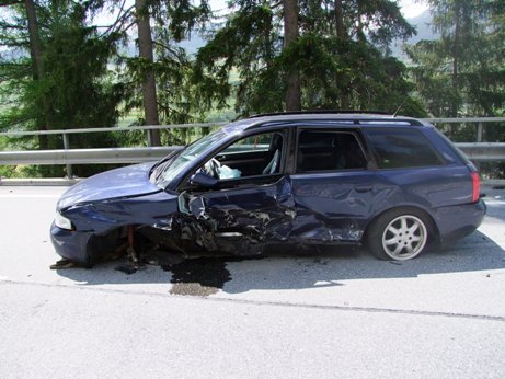 Das zweite beteiligte Fahrzeug