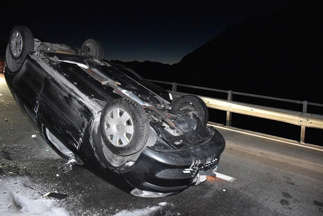Auto auf dem Dach