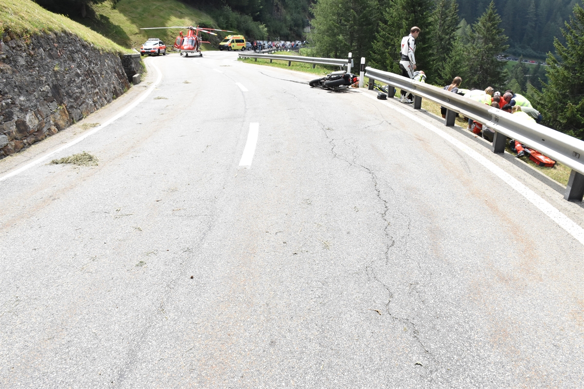 Verkehrsunfall bei Sfazù