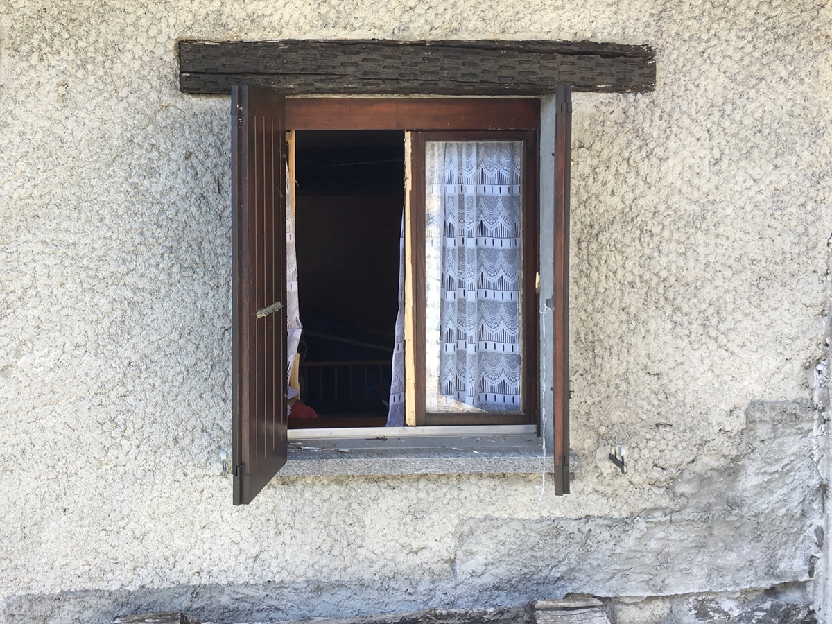 Aufgebrochenes Fenster