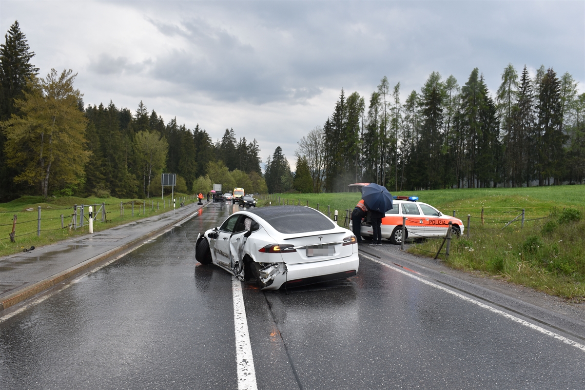 Endlage der beiden Personenwagen