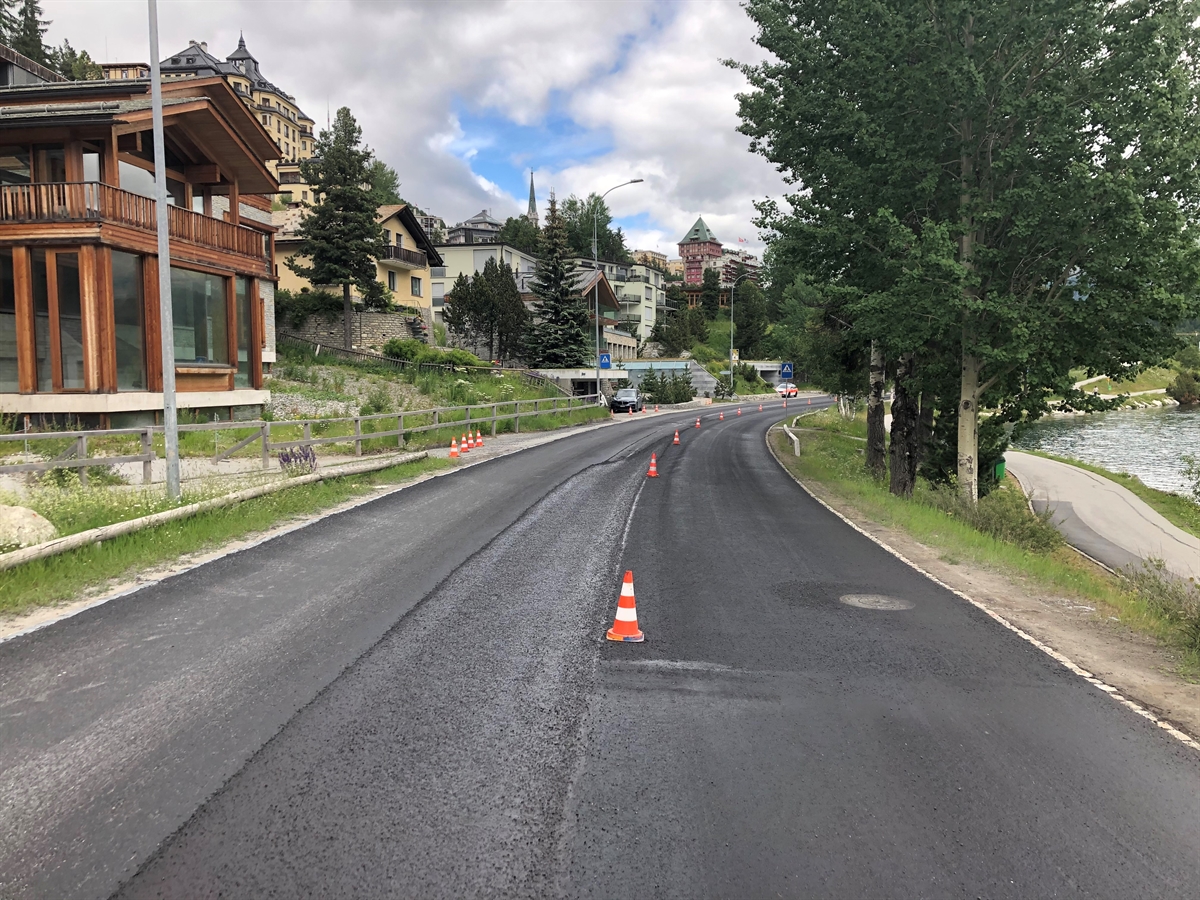 Baustelle Via Grevas St. Moritz