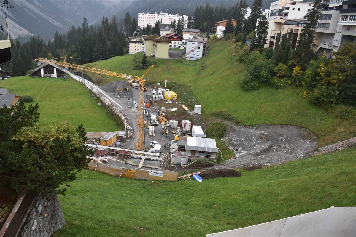 Luftaufnahme, Übersicht Baustelle