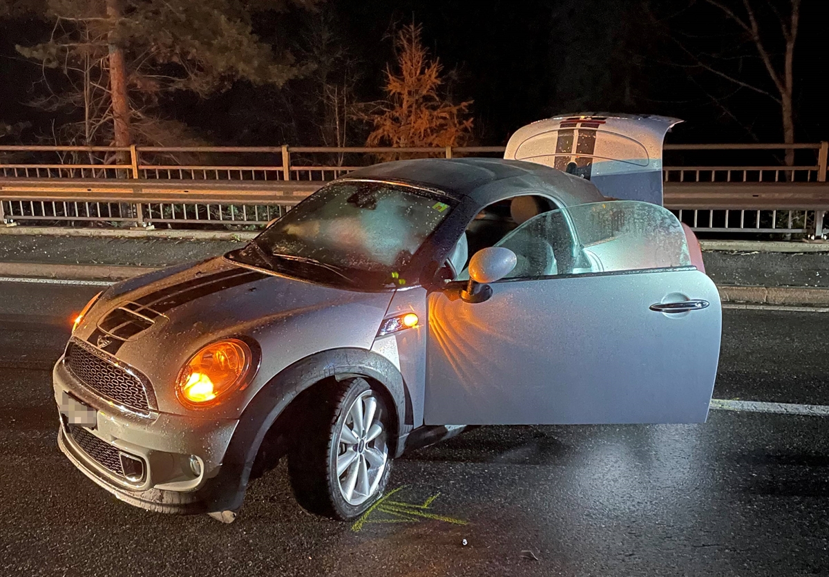 Einer der beiden beteiligter Personenwagen