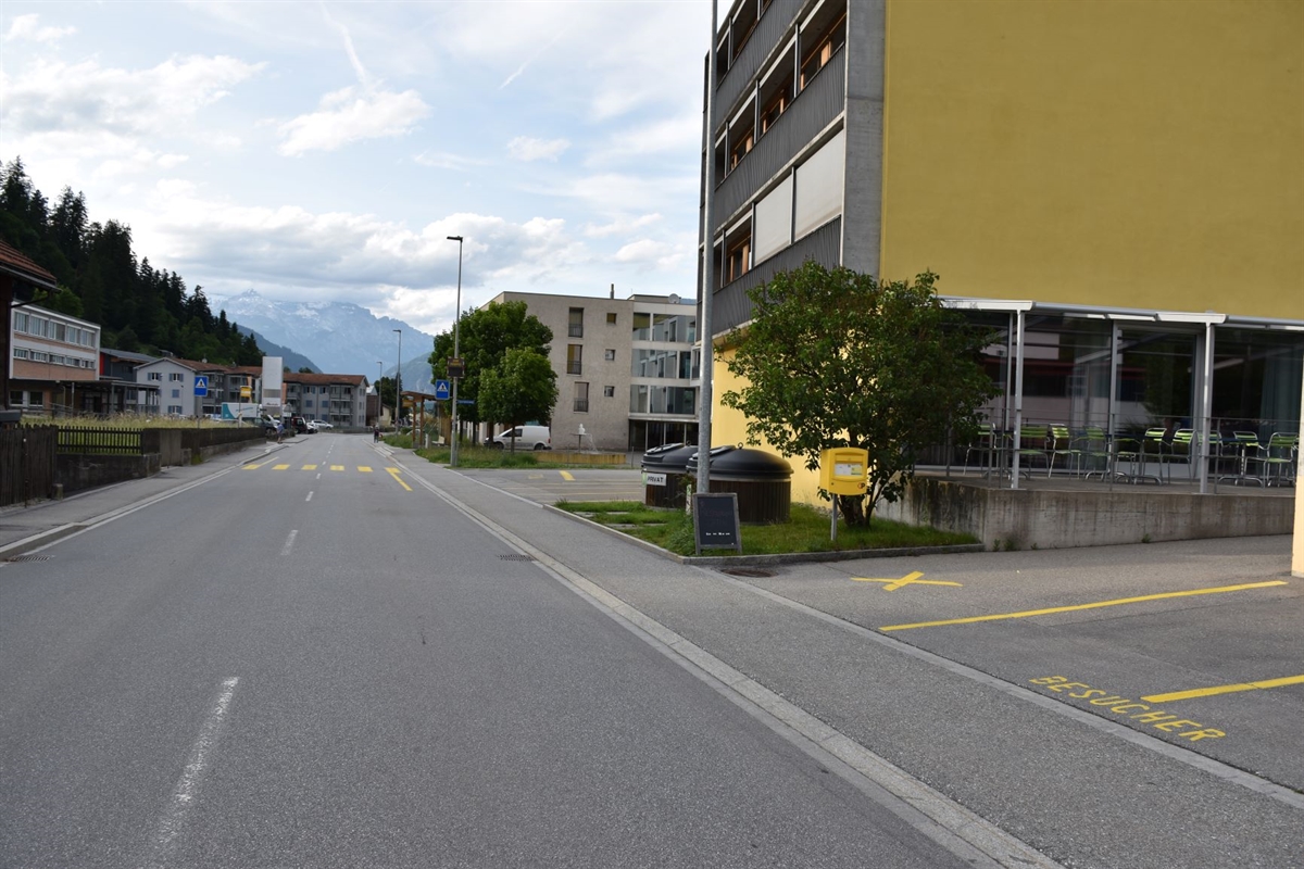 Übersichtsfoto Compognastrasse Thusis