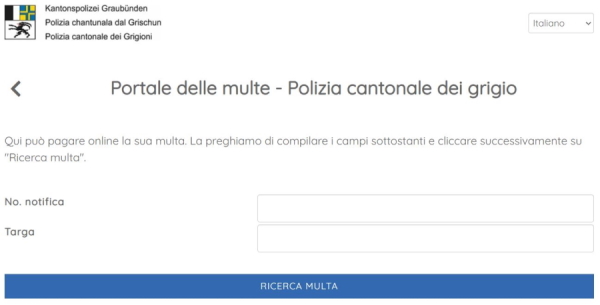 Portale multe