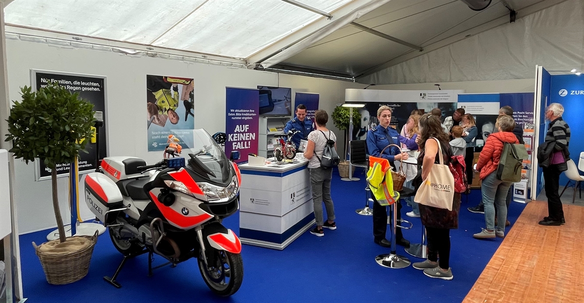 Sonderschauplatz mit Motorrad
