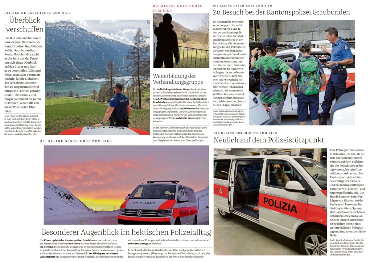 Collage der fünf Beiträge