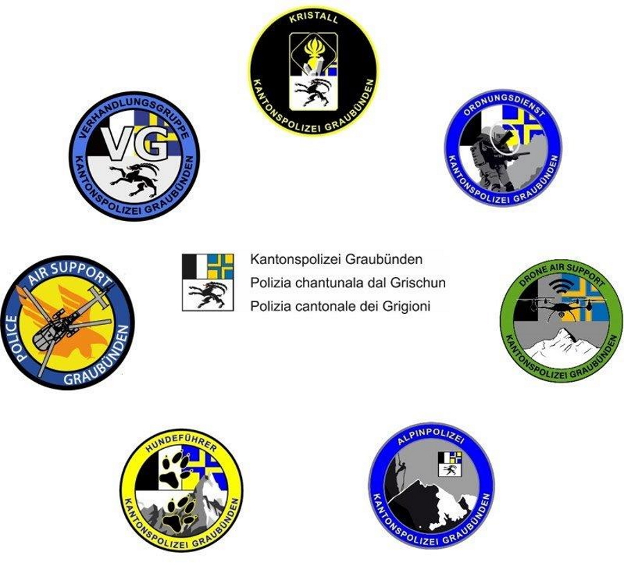 Segns d'identificaziun: mintga unitad speziala ha ses agen badge
