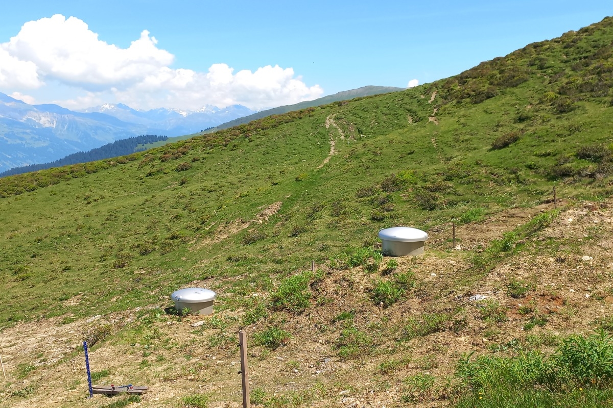 Erneuerung und Ausbau von Infrastrukturen auf Alpen