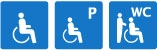 Icons Barrierefreiheit
