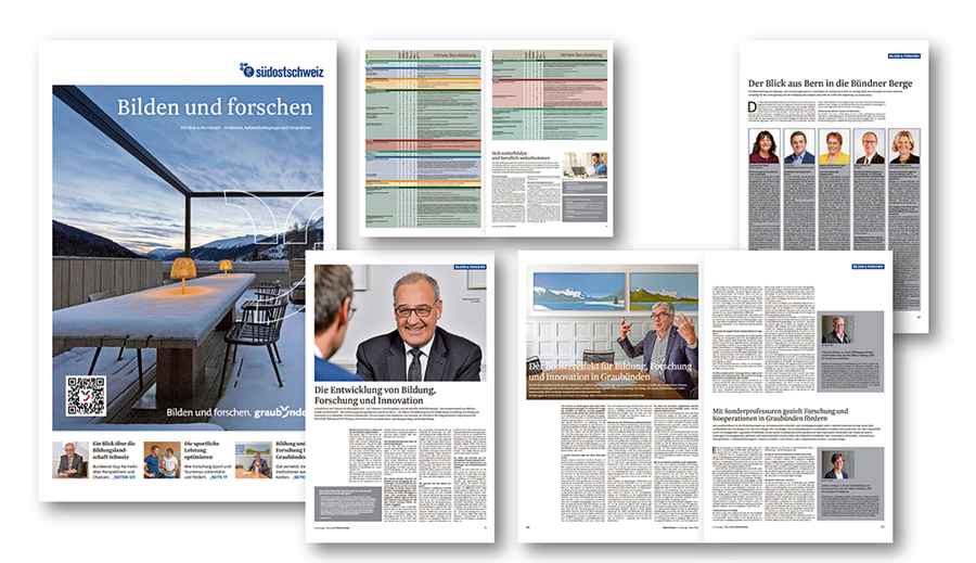 Ansicht Sonderbeilage «Bilden und forschen»