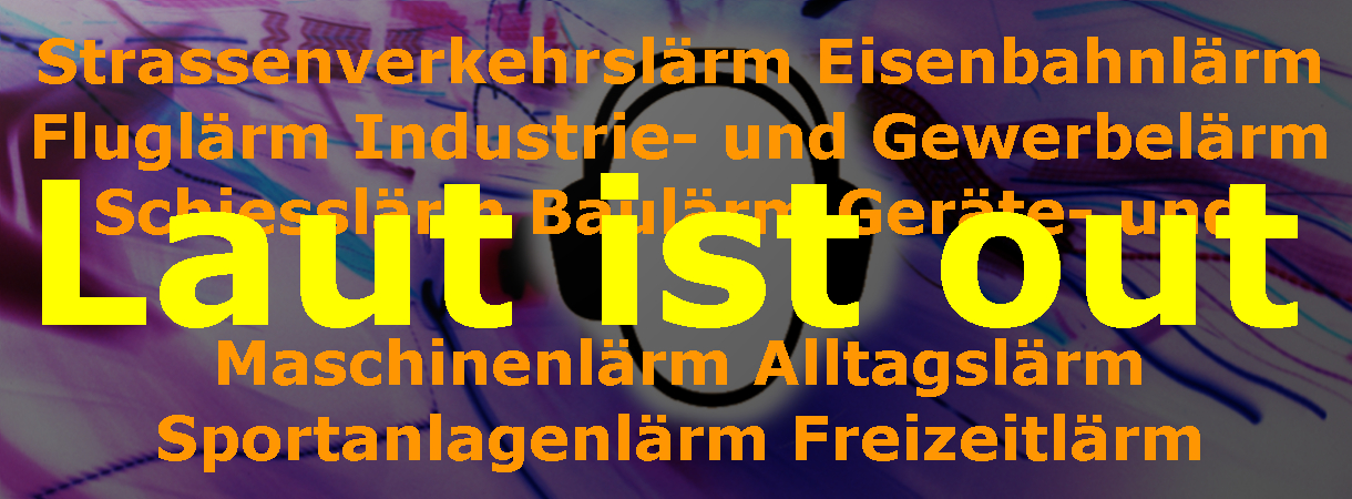Symbolbild Lärm mit Kopf mit Ohrschutz